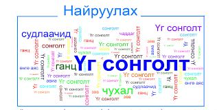 Монгол хэл, бичгийн найруулга зүй