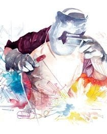 ХАГ-р орон зайн бүх байрлалд гагнгах (PB, PC, PF, PD, PG, PE)